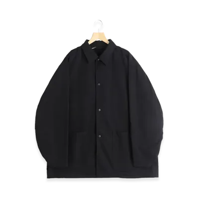 COMOLI Post Work Twill Jacket "Black"