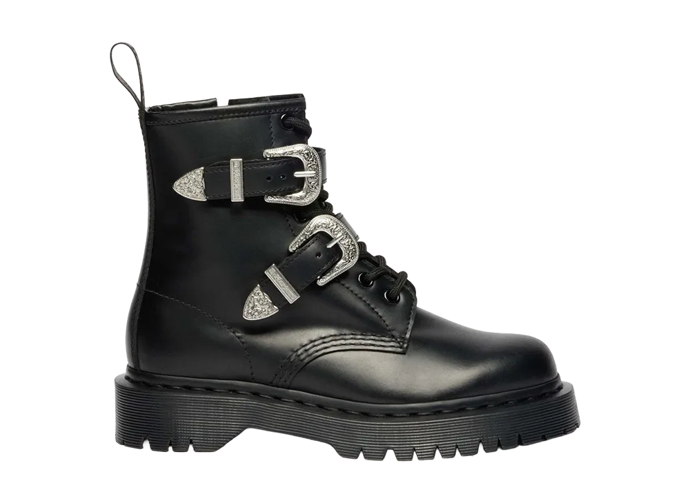 Dr.Martens 1460 Bex Buckle Low Boots "Black"