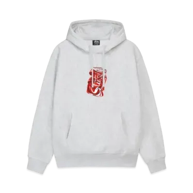 Stussy Soda Can Hoodie "Ash Heather"