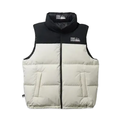 FIRST DOWN Bubble Down Vest Microft "White"
