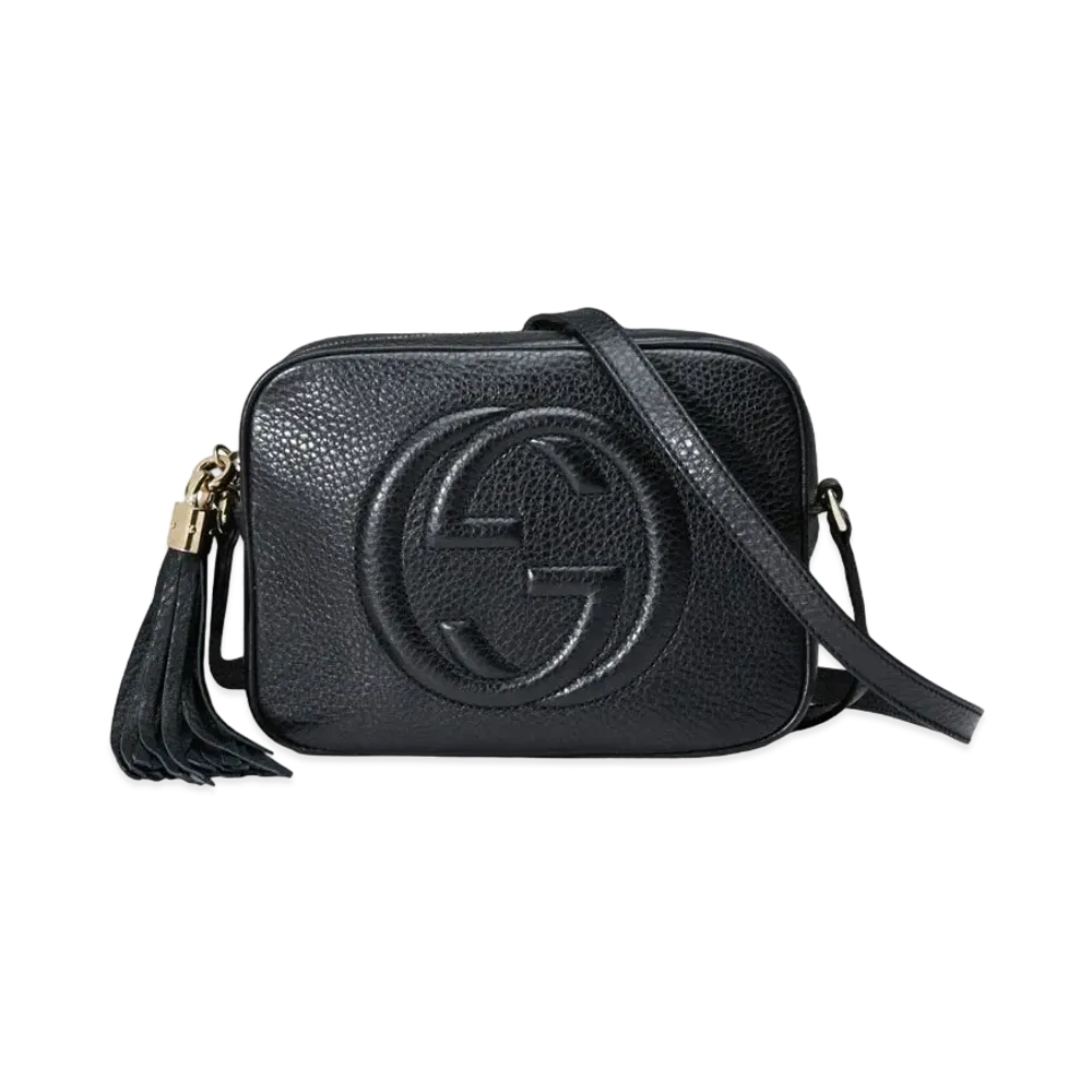 GUCCI Soho Small Leather Disco Bag "Black"