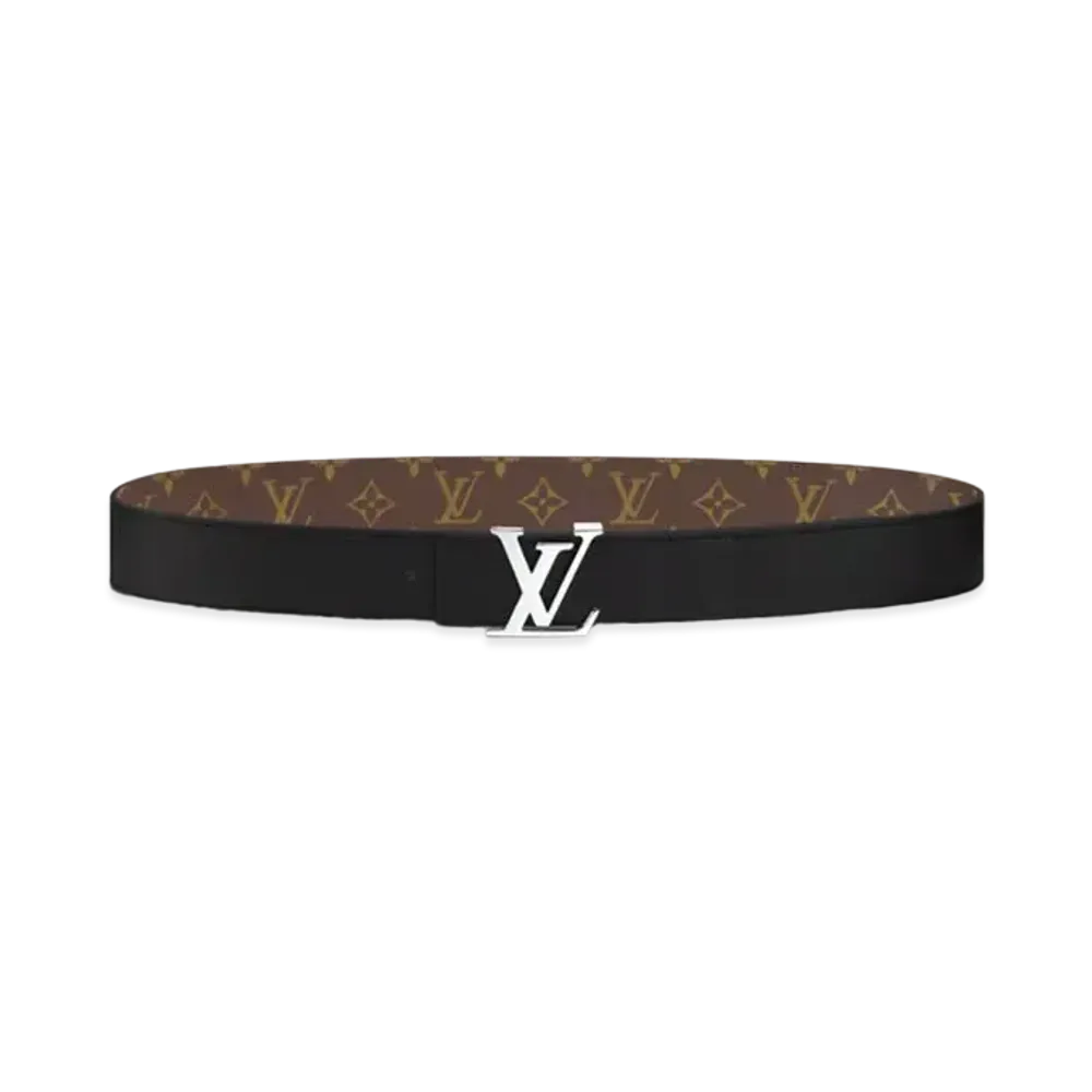 Louis Vuitton LV Initiales 40MM Reversible Belt Monogram "Silver"