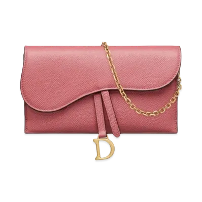Dior Saddle Wallet "Pink"