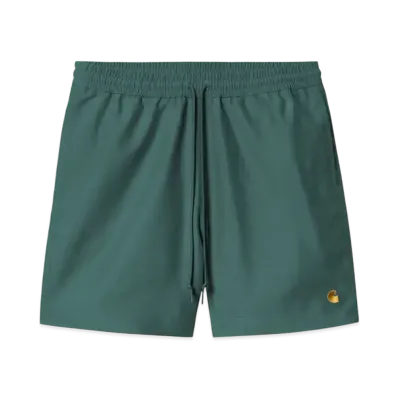 Carhartt WIP Chase Swim Trunks "Rainforest/Gold"