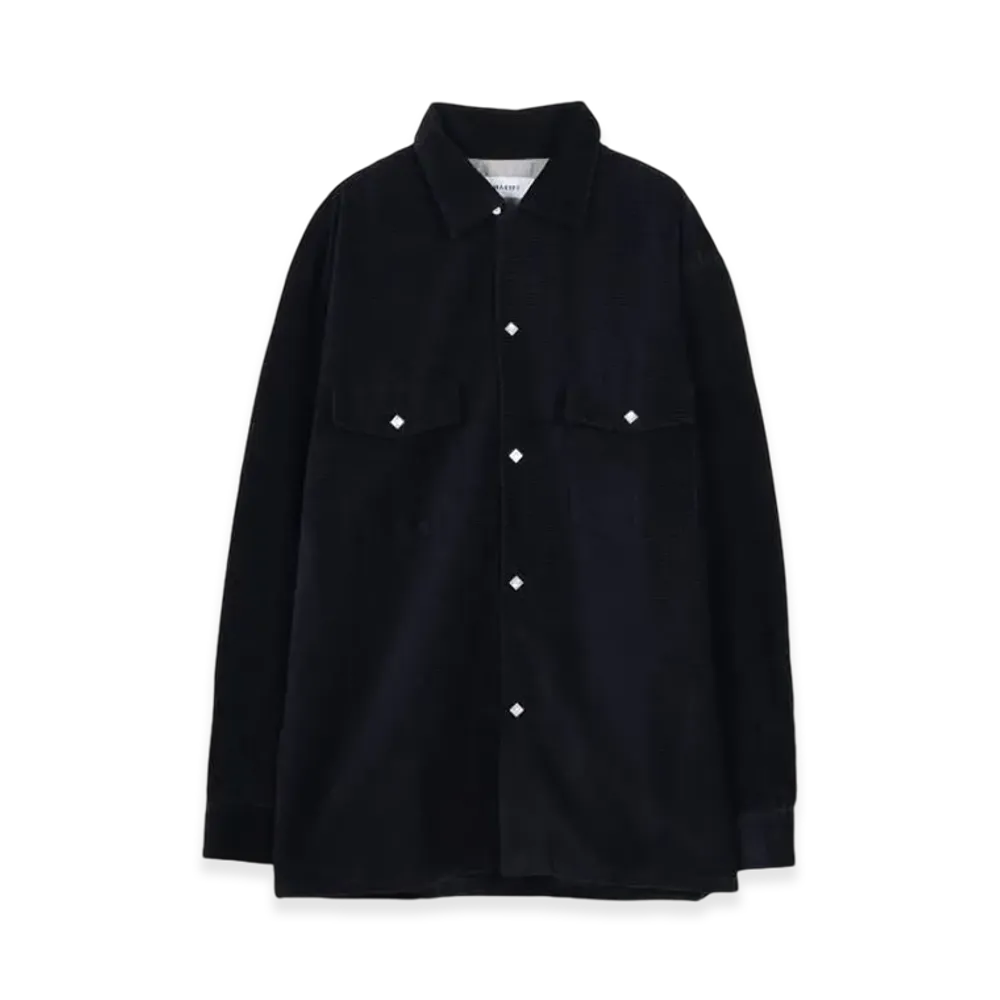 MASSES Western Corduroy Shirt "Black"