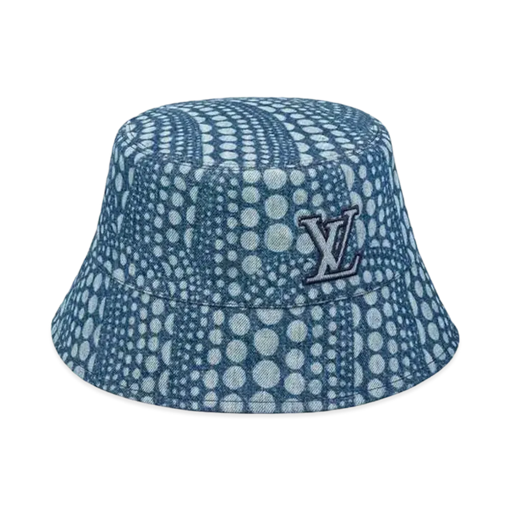 Louis Vuitton x Yayoi Kusama Pumpkin Bucket Hat "Denim"