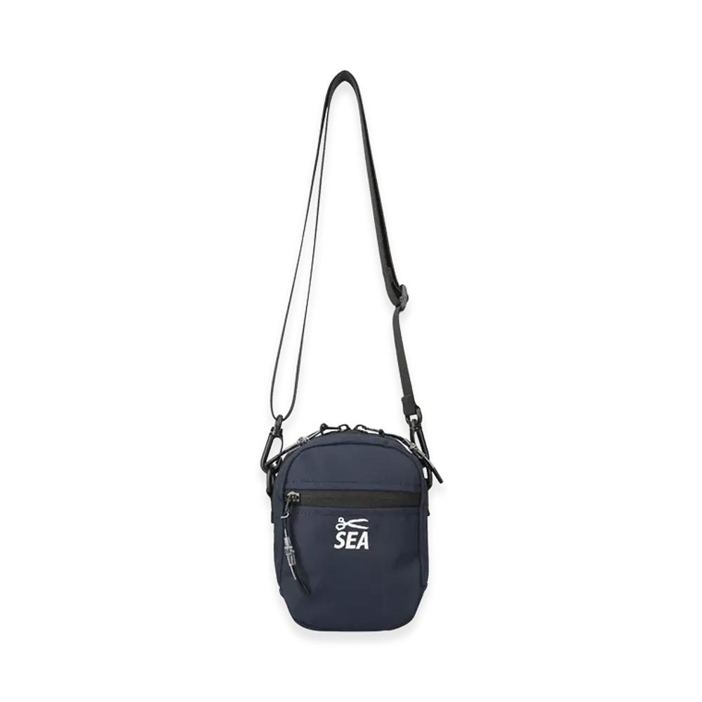 WIND AND SEA x DENHAM Mini Shoulder Bag "Navy"
