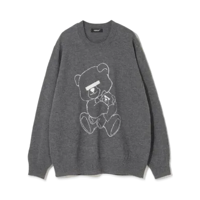 UNDERCOVER Wool Knit Pullover "Gray"