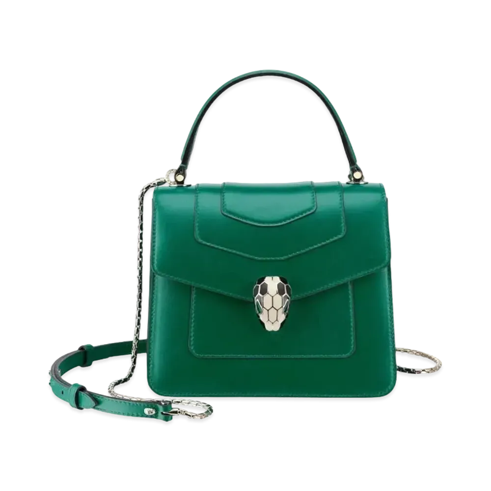 BVLGARI Serpenti Forever Crossbody Bag "Green"