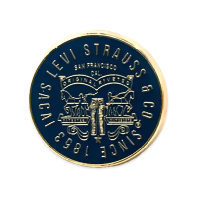 sacai x Levi's Pins #6 "Gold/Navy"