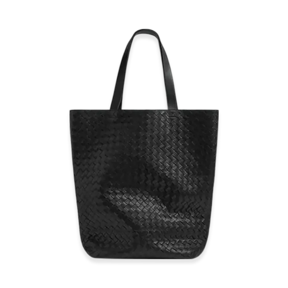 Bottega Veneta Large Intrecciato North-South Tote "Black"