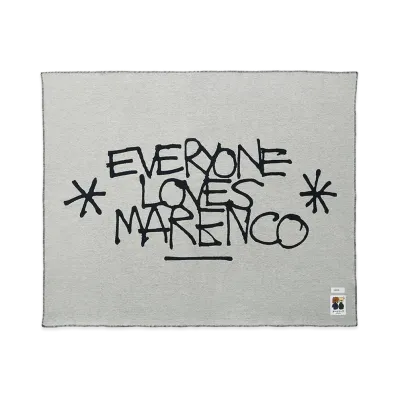 everyone loves MARENCO Tagging Jacquard Blanket by j.30000 "Cgarcoal Gray"