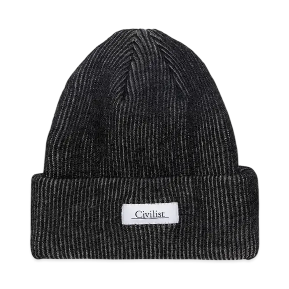 Civilist Schurwolle Beanie "Charcoal"