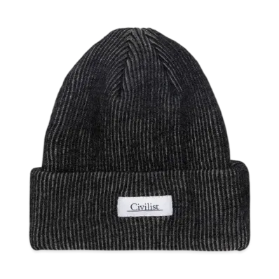 Civilist Schurwolle Beanie "Charcoal"