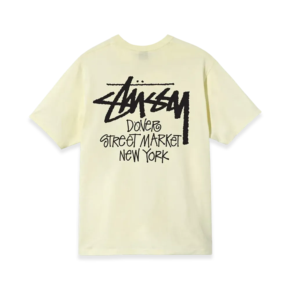 ステューシー ストック DSM ニューヨーク Tシャツ 2021 "ペールイエロー"