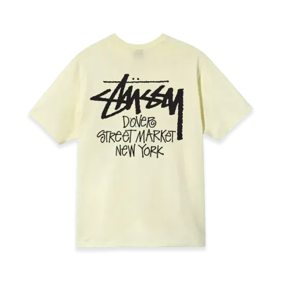 Stussy Stock DSM New York Tee 2021 "Pale Yellow"