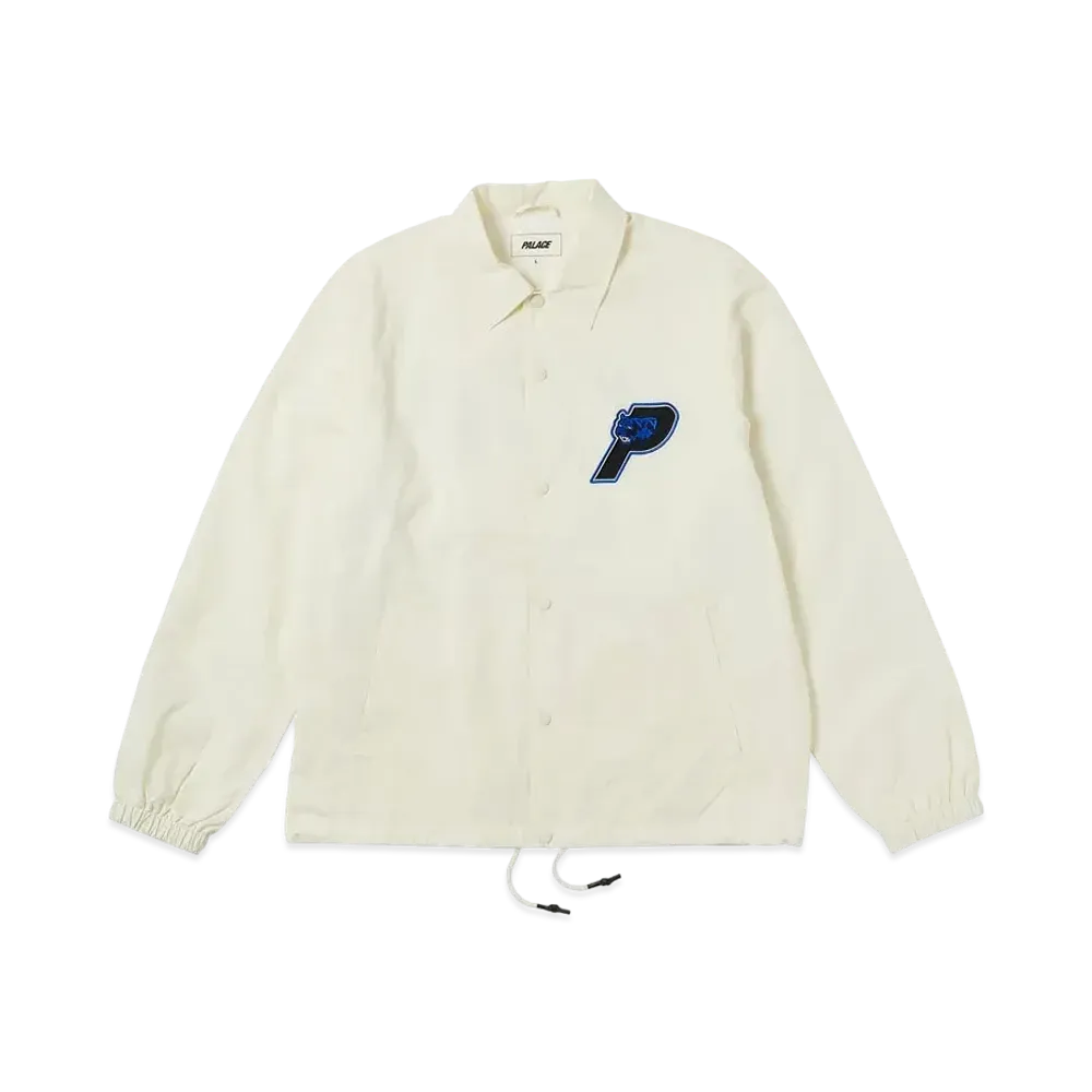 PALACE Panther Coach Jacket "White"