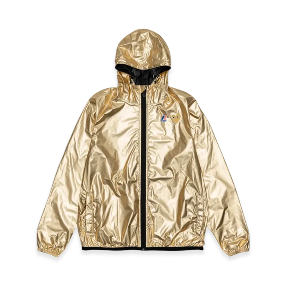 PLAY COMME des GARCONS Play K-Way Full Zip "Gold"