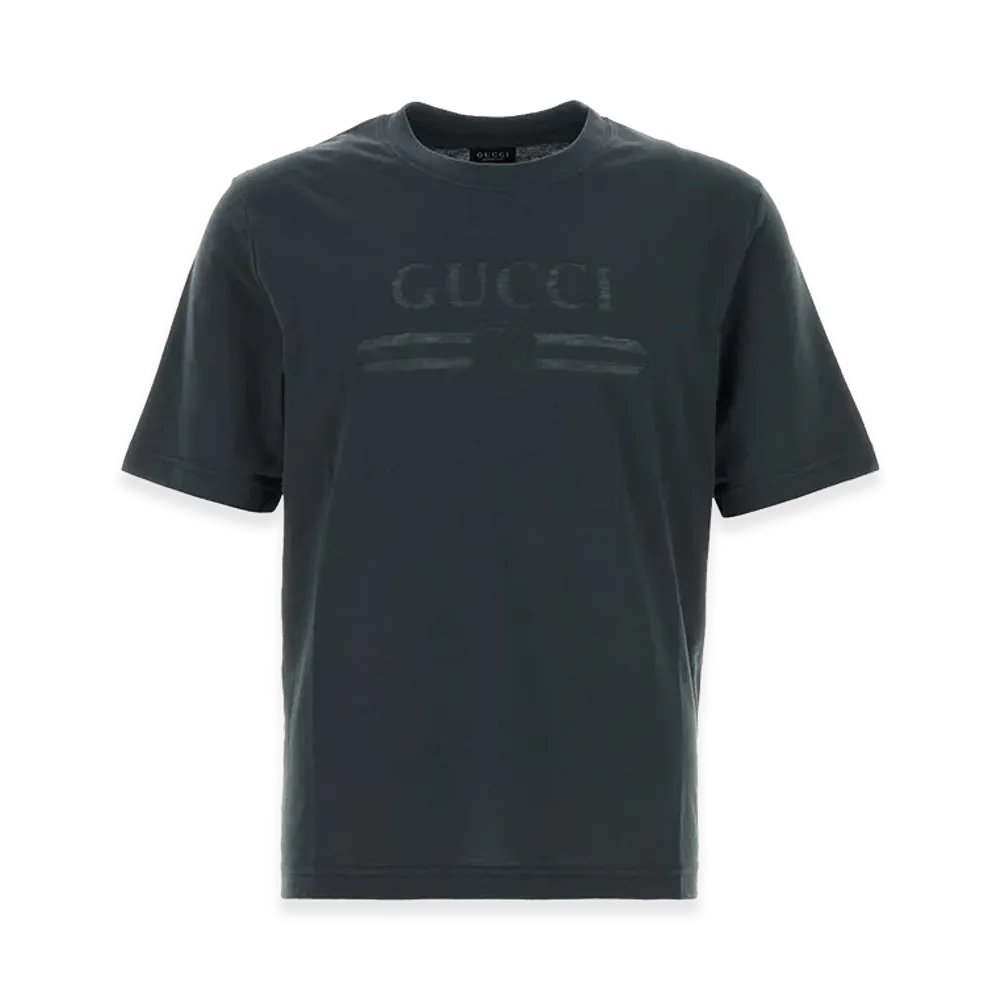 GUCCI Jersey T-Shirt "Black/Charcoal"