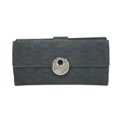 GUCCI GG Canvas Long Wallet