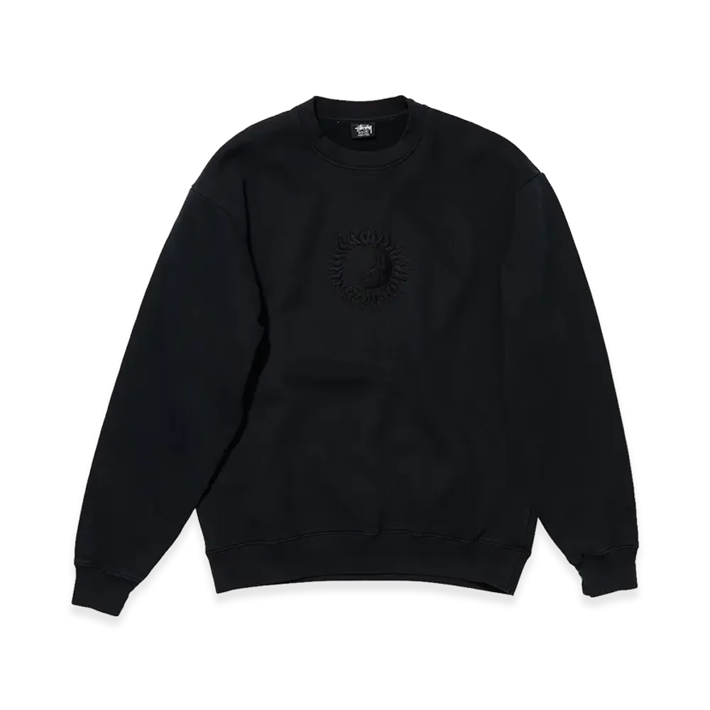 OUR LEGACY Work Shop x Stussy OL Sun Pig. Dyed Crew "Caramel OD Black"