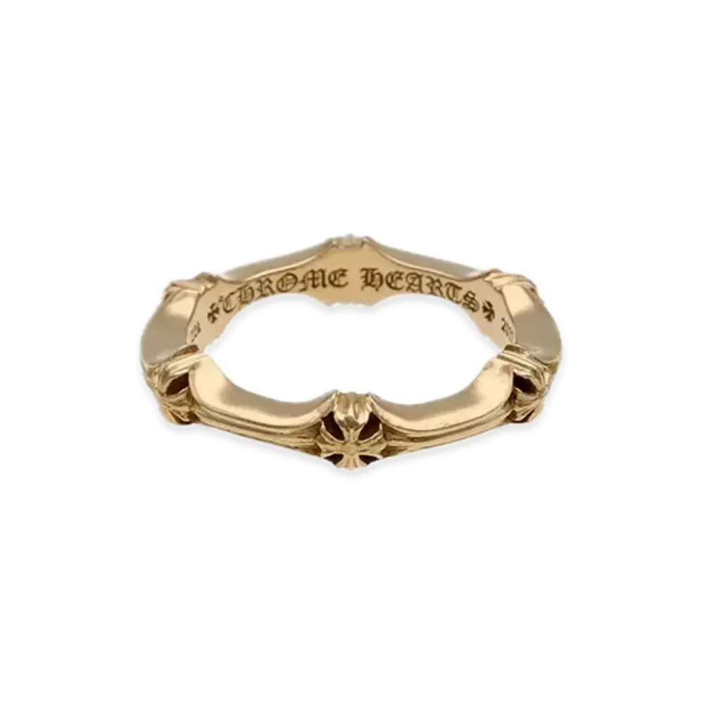 Chrome Hearts 22K Plus and Bone Ring "Yellow Gold"