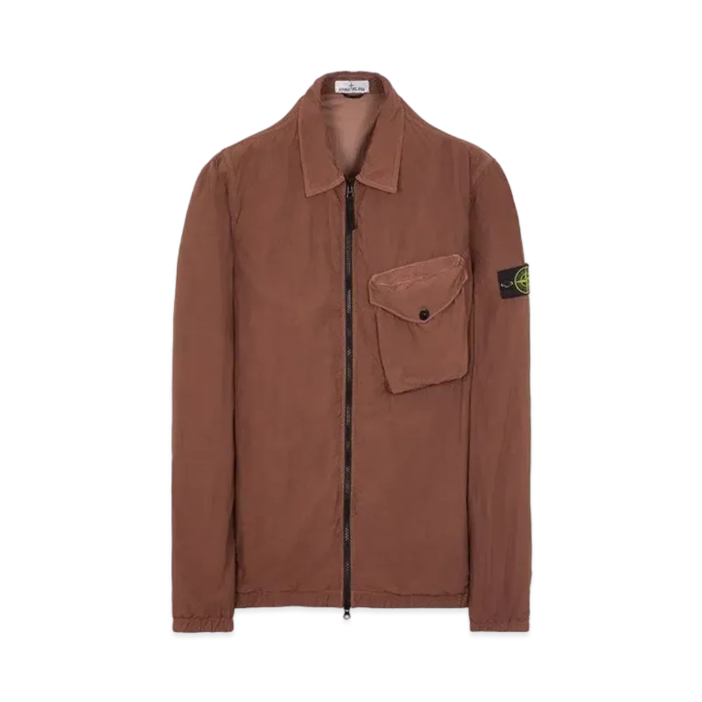 Stone Island 11803 NASLAN LIGHT WITH POLARTEC ALPHA TECHNOLOGY "Mahogany Brown"