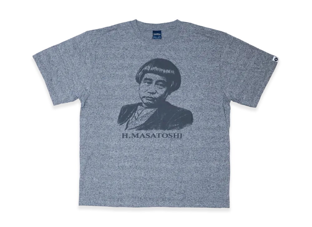 SAPEur x MASATOSHI HAMADA Legend H.MASATOSHI S/S T-Shirt "Gray"