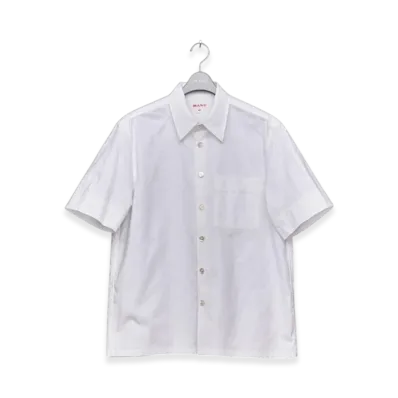 MASU Angel Half Sleeve Shirt "White"