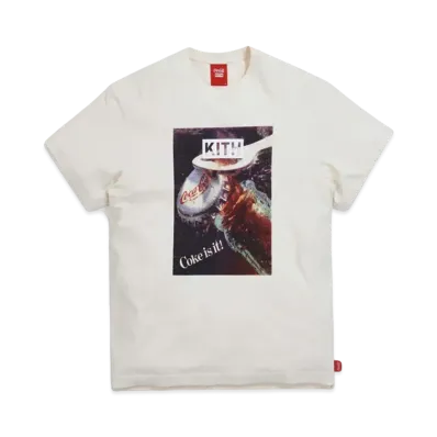 KITH Coca-Cola Open Bottle Vintage Tee "Ivory"