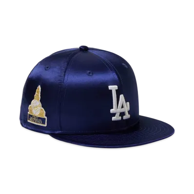 NEW ERA x MLB 59FIFTY Satin Los Angeles Dodgers "Dark Royal"