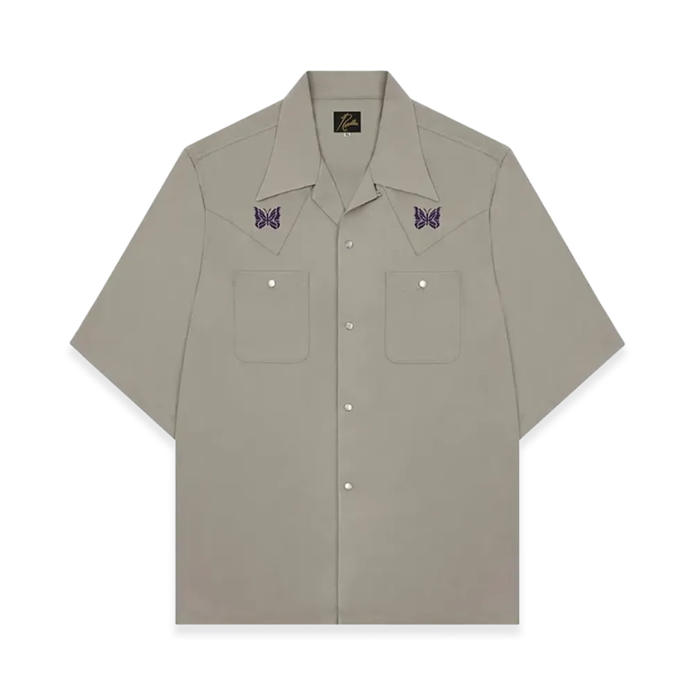NEEDLES S/S Cowboy One-Up Shirt "Beige"