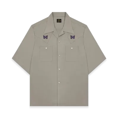 NEEDLES S/S Cowboy One-Up Shirt "Beige"