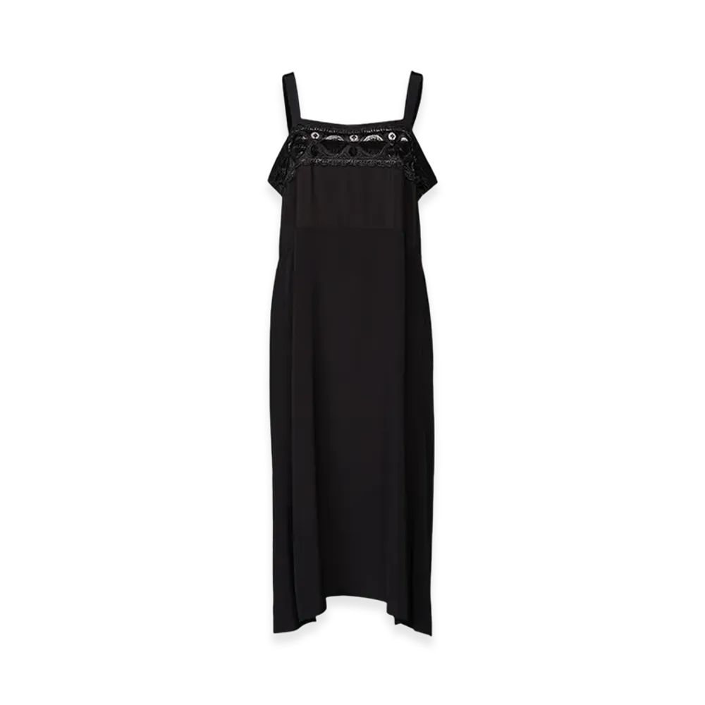 Maison Margiela Women's Silk Viscose Dress "Black"
