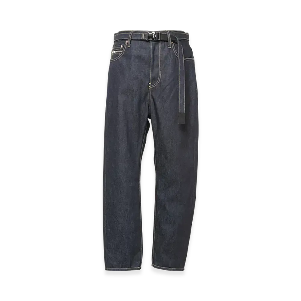 sacai Cropped Tapered Denim Pants "Indigo"