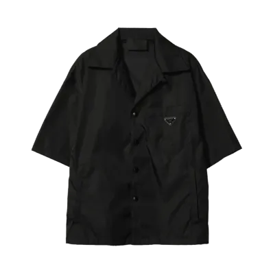 PRADA Re-Nylon Short Sleeve Shirt "Black"