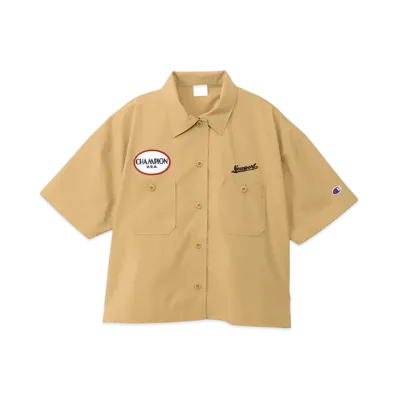 Champion Women's Short Sleeve Shirt 25SS "Sand Beige"