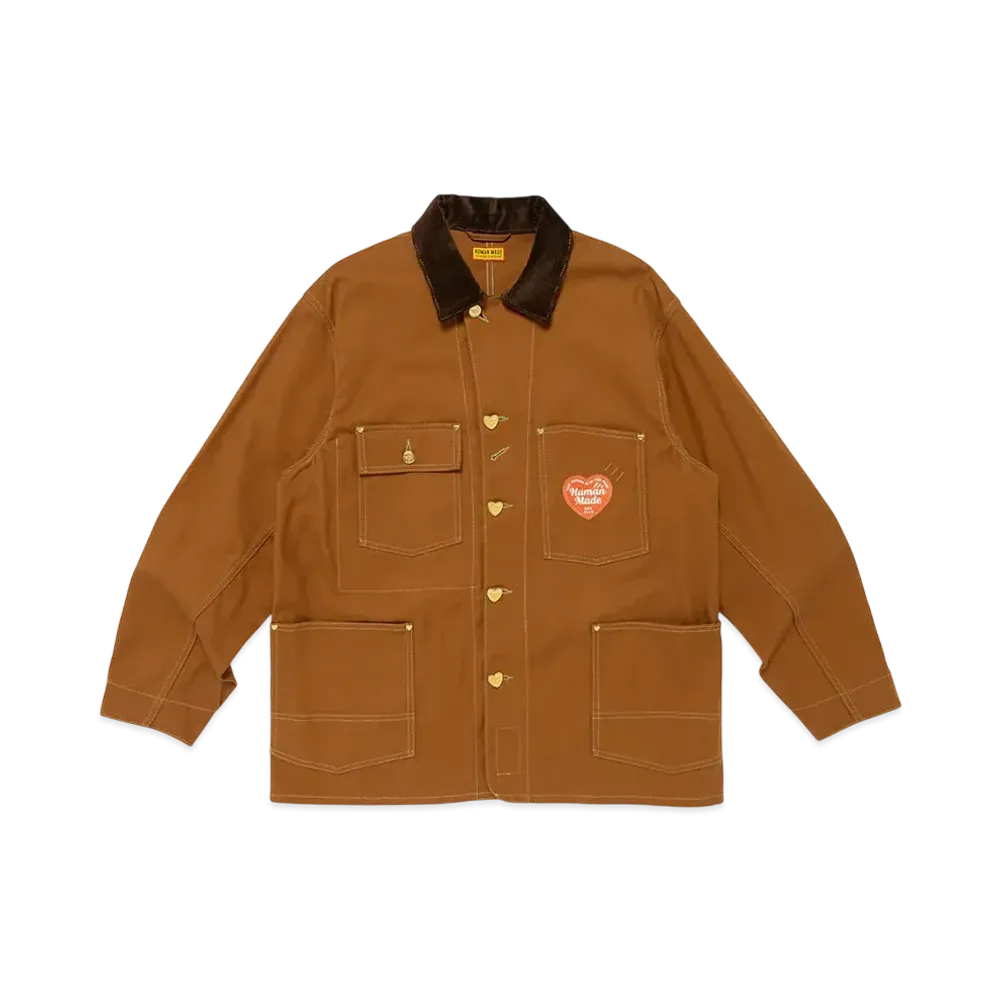 HUMAN MADE Duck Coverall Jacket "Brown"