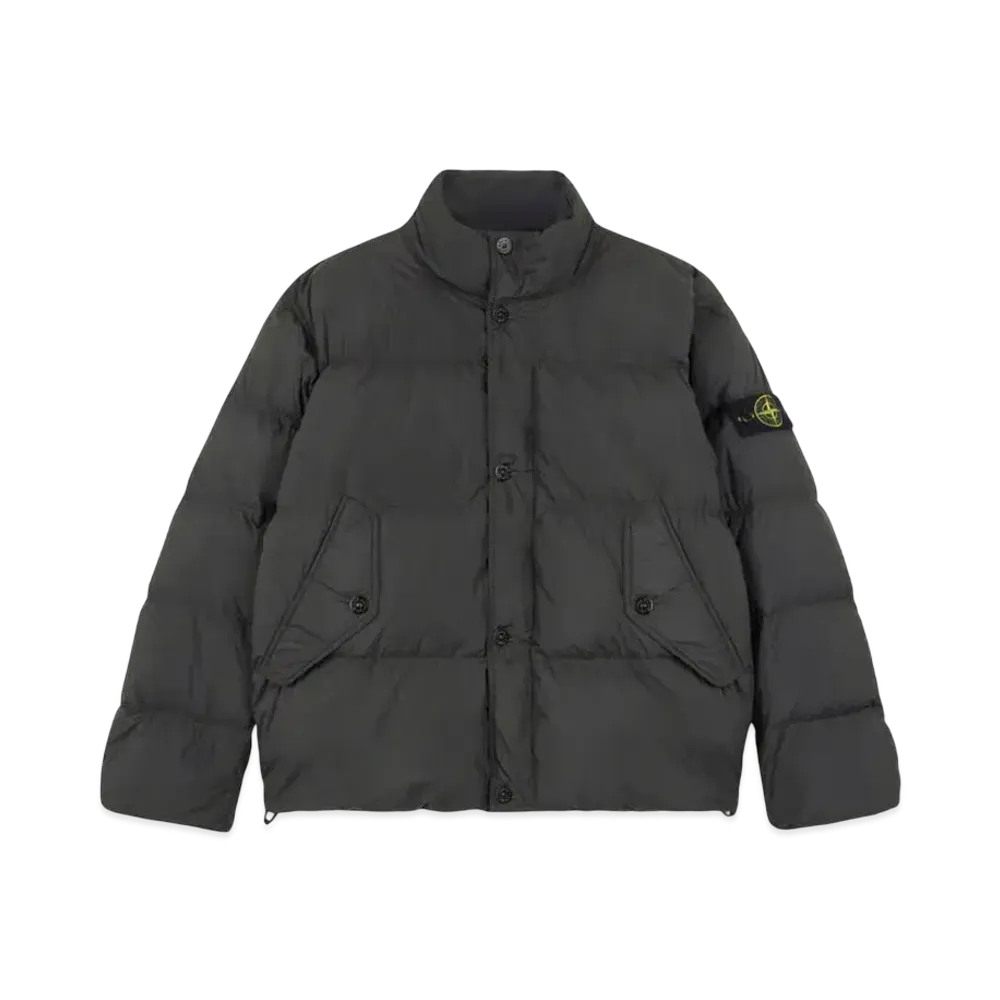 Stone Island 40123 Crinkle Reps R-NY "Lead Gray"