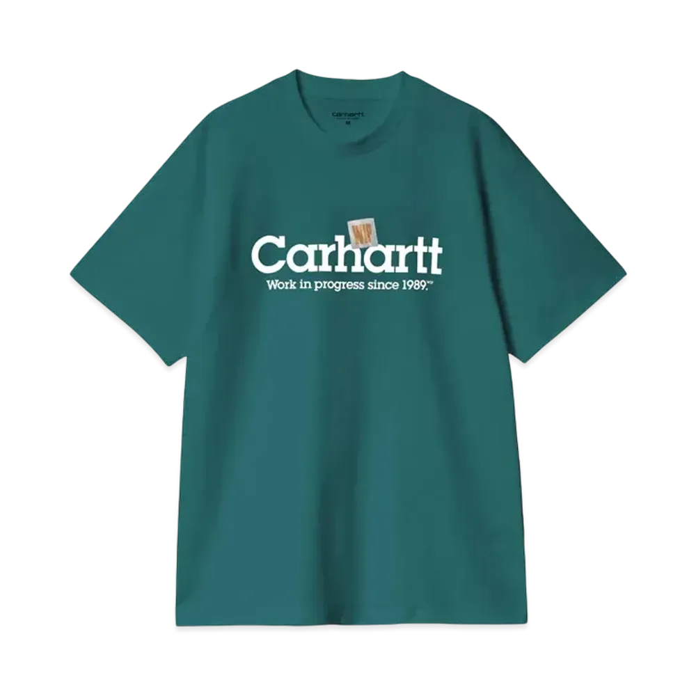 Carhartt WIP S/S Label Script T-Shirt "Malachite"