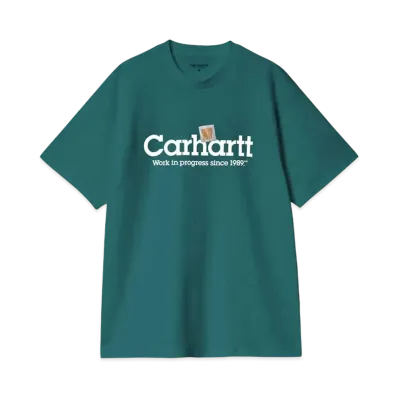 Carhartt WIP S/S Label Script T-Shirt "Malachite"