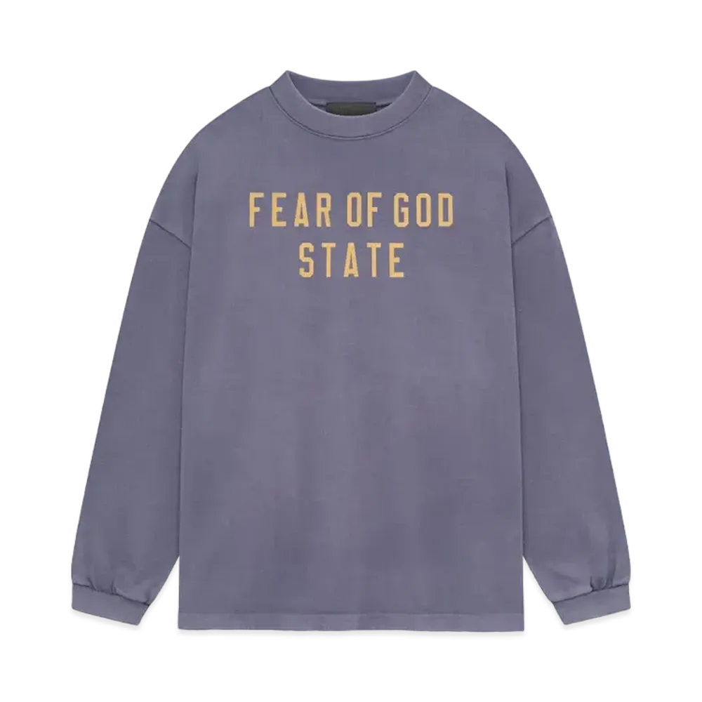 FEAR OF GOD Essential Heavy Longsleeve Tee "Lavender"
