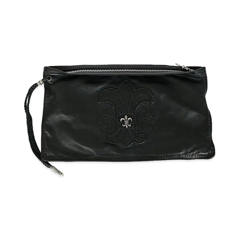 Chrome Hearts BS Fleur Flat Pouch "Black"