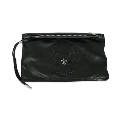 Chrome Hearts BS Fleur Flat Pouch "Black"