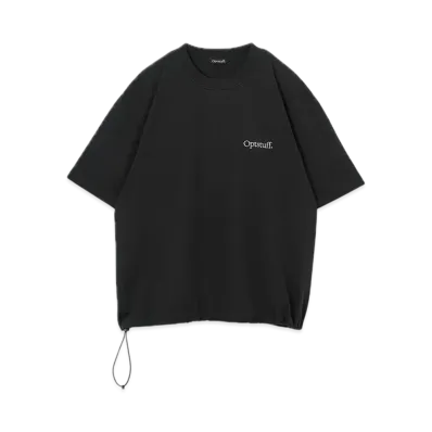 Optstuff Drawstring T-Shirt "Black"