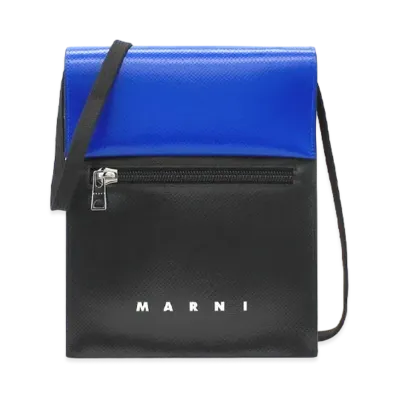 Marni Tribeca Shoulder Bag "Black/Royal"