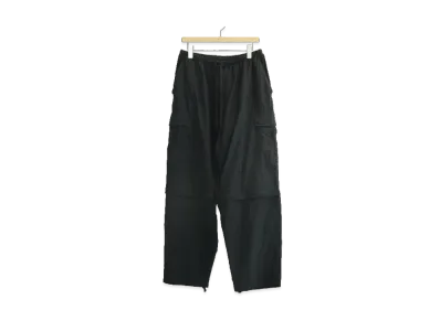 COMOLI Ripstop Convertible 6P Pants "Black"