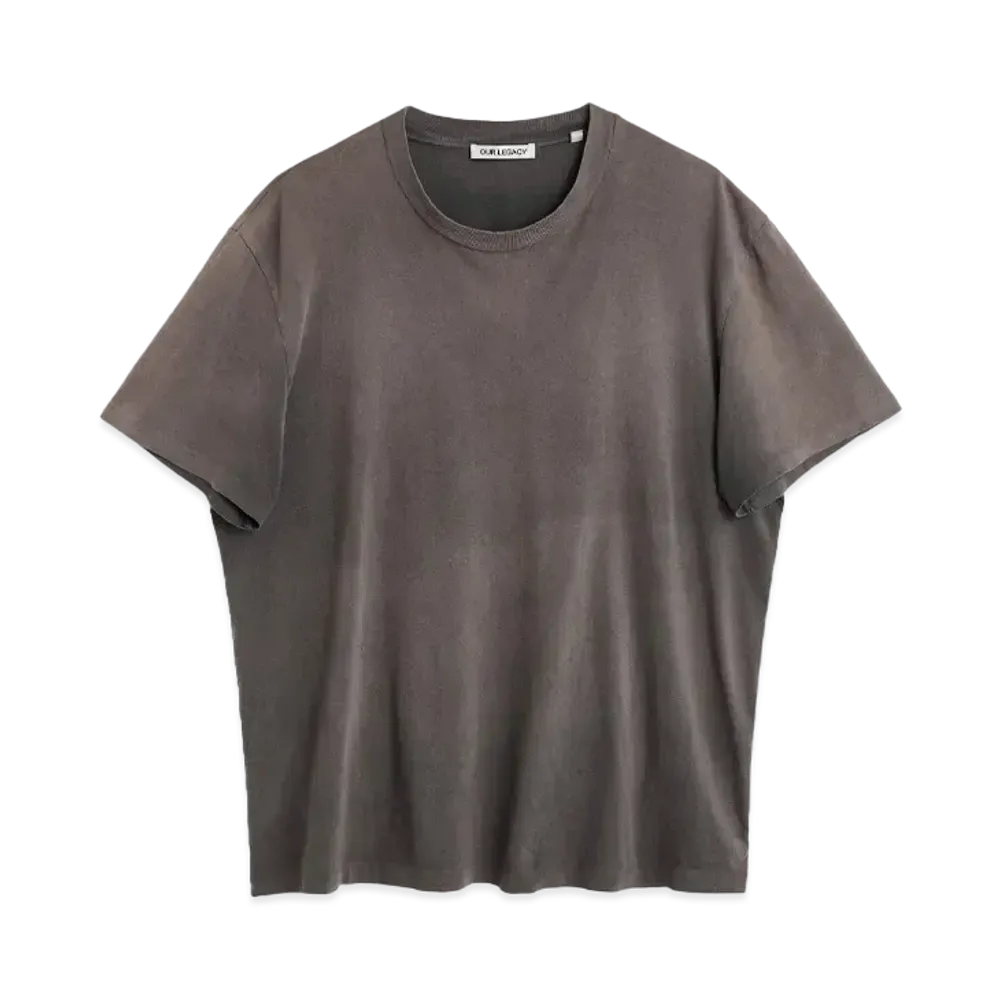 OUR LEGACY Box T-Shirt Legacy Jersey "Sulphur Black"