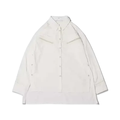 atmos pink Side Button Western Shirt "White"