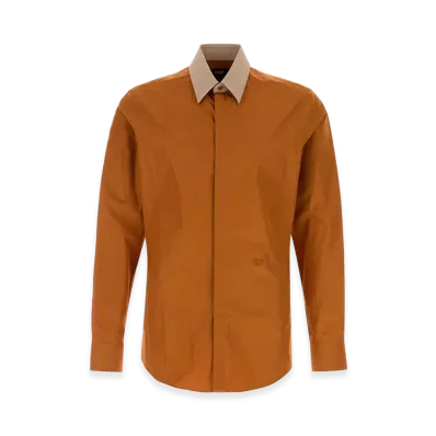 FENDI Poplin Shirt "Orange"